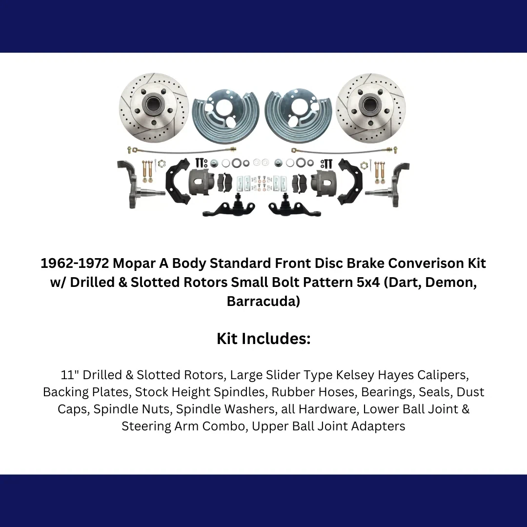1962-1972 Mopar A Body Front Disc Brake Conversion DBK6272A-40LX